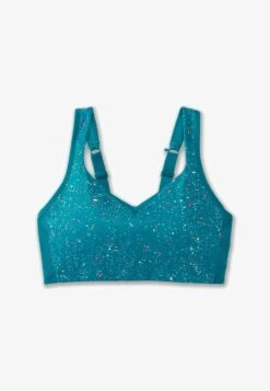 BROOKS DRIVE CONVERTIBLE RUN - Sport-BH Mit Starker Stützkraft - Lagoon Speckle Print -Brooks Verkaufsgeschäft 0c7ba18fae5340da8c04630d775218ce