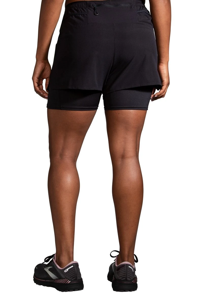 BROOKS Kurze Sporthose - Black 4 BROOKS Kurze Sporthose - Black – Bild 2