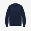 SUPIMA CREWNECK - Strickpullover - Navy -Brooks Verkaufsgeschäft 24af122e2fd94c5f8b0f00c7d7f18656