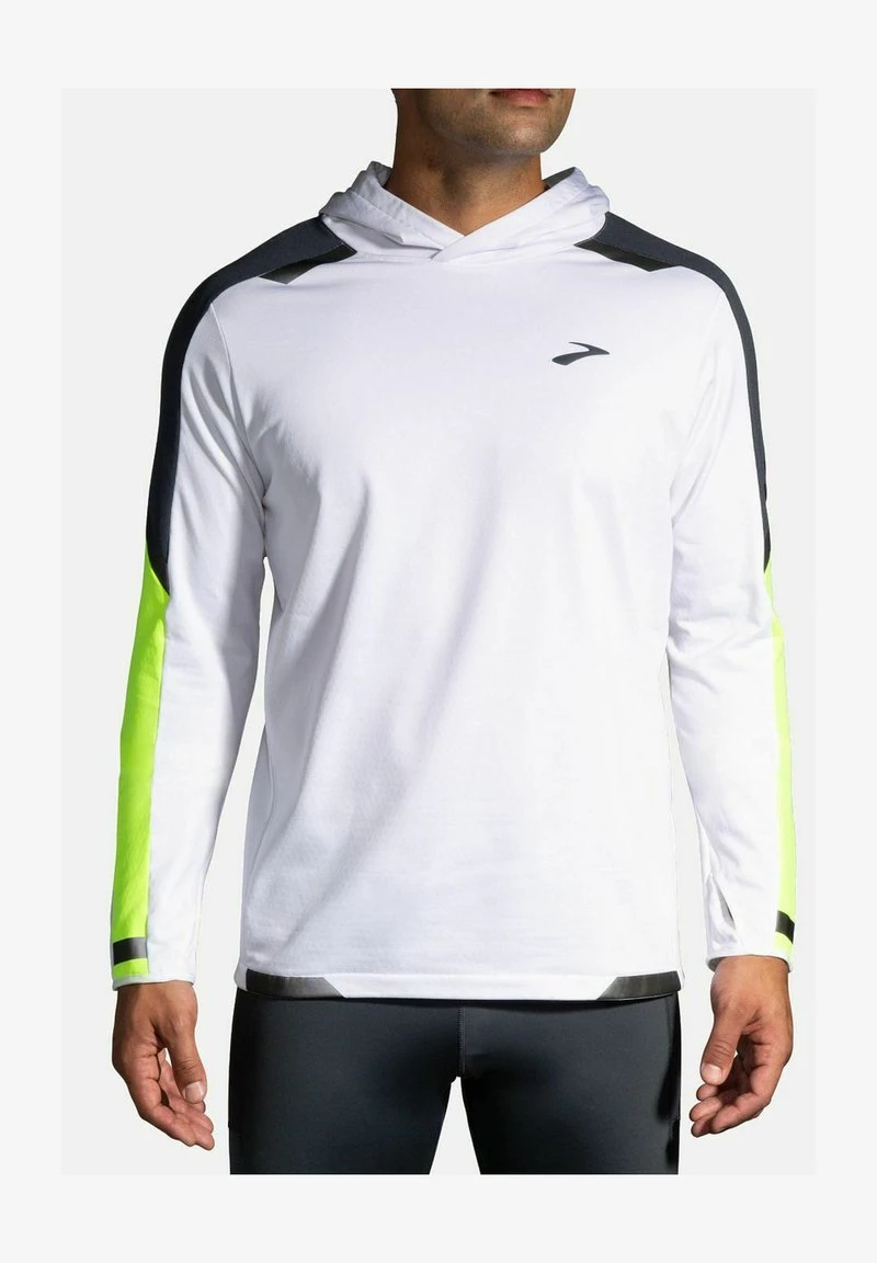 BROOKS RUN VISIBLE THERMAL HOODIE - Kapuzenpullover - White Asphalt Nightlife 4 BROOKS RUN VISIBLE THERMAL HOODIE - Kapuzenpullover - White Asphalt Nightlife – Bild 2