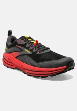 BROOKS CASCADIA 16 - Laufschuh Trail - Black Fiery Red Blazing Yellow -Brooks Verkaufsgeschäft 26c55c246e1b4a138bb58d84f43b141c