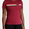 BROOKS DISTANCE SHORT SLEEVE 2.0 - T-Shirt Print - Htr Razzmatazz Rainbow Stripe -Brooks Verkaufsgeschäft 271bc5c63dc74e9a9ccdd429e70170fe