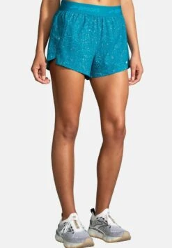 CHASER 3" SHORT - Kurze Sporthose - Lagoon Speckle Print Brooks -Brooks Verkaufsgeschäft 28ad49a2206b4b59b956c2850d3a32c4 1