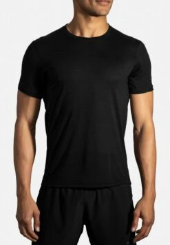 BROOKS DISTANCE SHORT SLEEVE - T-Shirt Basic - Black -Brooks Verkaufsgeschäft 2d44f3af7a7d4080a08695072bd8b76a 1