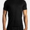 BROOKS DISTANCE SHORT SLEEVE - T-Shirt Basic - Black -Brooks Verkaufsgeschäft 2d44f3af7a7d4080a08695072bd8b76a