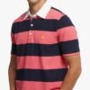 RUGBY STRIPE STRETCH - Poloshirt - Dark Pink Navy Stripes -Brooks Verkaufsgeschäft 3204b28a6c6f4ab2b08487ac44cbac89