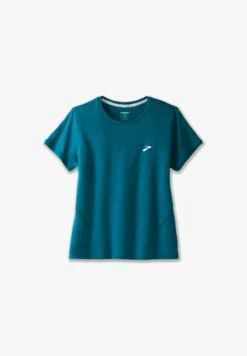 BROOKS DISTANCE SHORT SLEEVE 2.0 - T-Shirt Print - Quartz Gradient Stripe -Brooks Verkaufsgeschäft 3250a63246944a44af2a0defabbf8fc3
