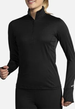BROOKS DASH 1/2 ZIP - Trainingsjacke - Black -Brooks Verkaufsgeschäft 3fdcf3087e0245c785327de598fc11ca 1