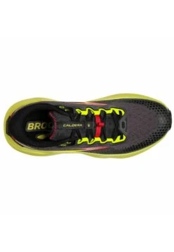 BROOKS CALDERA 6 - Laufschuh Trail - Black Fiery Red Blazing Yellow -Brooks Verkaufsgeschäft 4139ecf196b54ba49023f545b9a2236e
