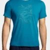 BROOKS DISTANCE SHORT SLEEVE 2.0 - T-Shirt Print - Pacific Br Trail Run -Brooks Verkaufsgeschäft 441915da4e9d4245a55f1cce886d8e98