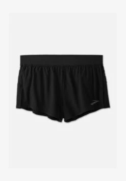 BROOKS Sherpa 3" Split Short - Shorts - Black -Brooks Verkaufsgeschäft 4c59662a1d9a4629a9105e830618369f