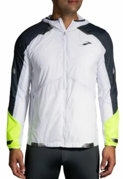 BROOKS RUN VISIBLE CONVERTIBLE JACKET - Trainingsjacke - White Asphalt Nightlife -Brooks Verkaufsgeschäft 4eaf0c3e04c64715b79d428616346a36