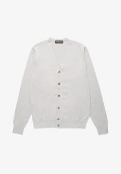 Strickjacke - Light Grey