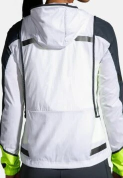 BROOKS RUN VISIBLE CONVERTIBLE JACKET - Trainingsjacke - White Asphalt Nightlife -Brooks Verkaufsgeschäft 6aa6ceaa7f1c423380f19deaa246c589