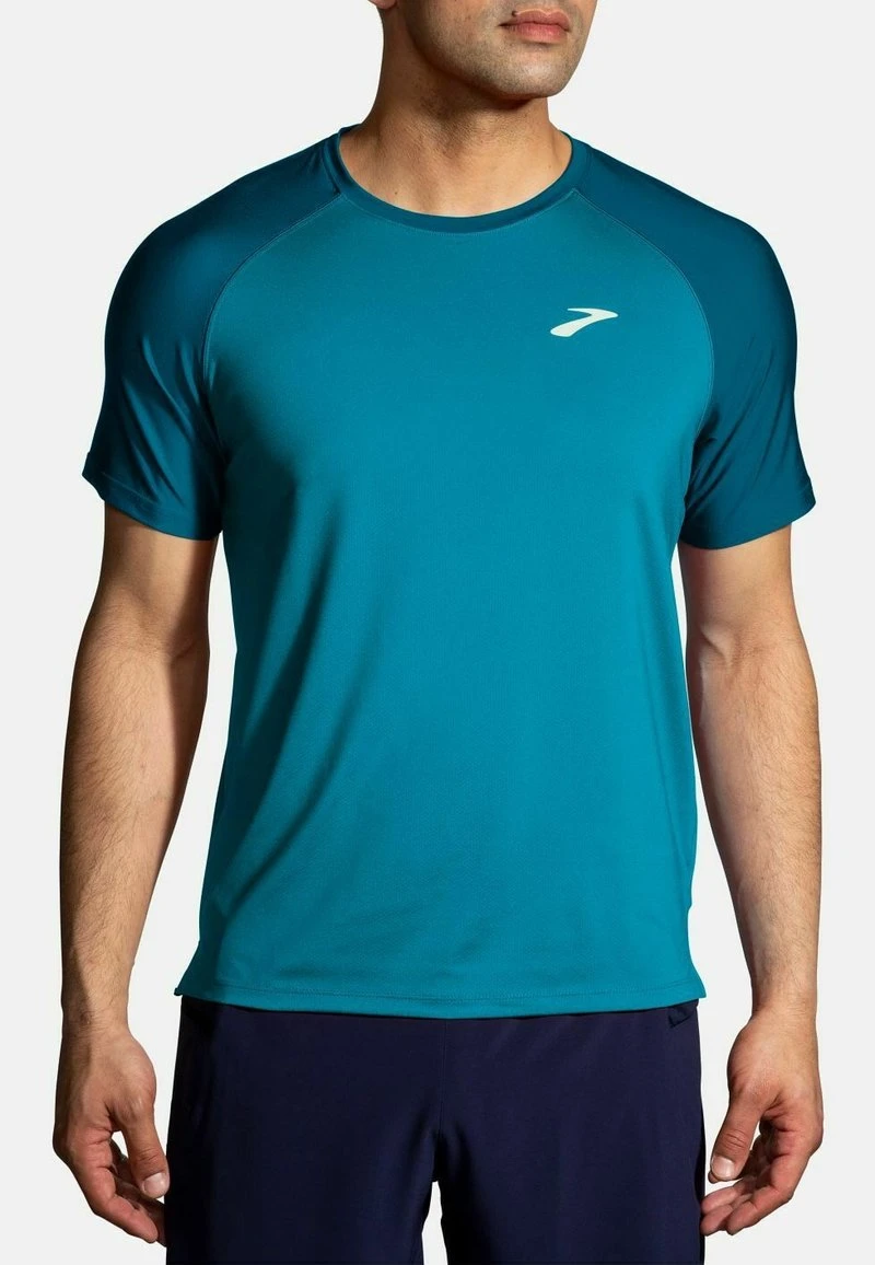 BROOKS ATMOSPHERE SHORT SLEEVE 2.0 - T-Shirt Basic - Hyper Blue Pacific 4 BROOKS ATMOSPHERE SHORT SLEEVE 2.0 - T-Shirt Basic - Hyper Blue Pacific – Bild 2