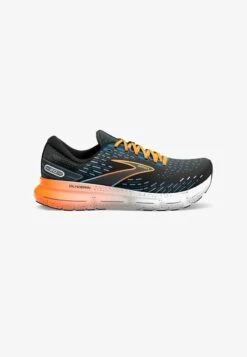 BROOKS GLYCERIN 20 - Laufschuh Neutral - Black Classic Blue Orange