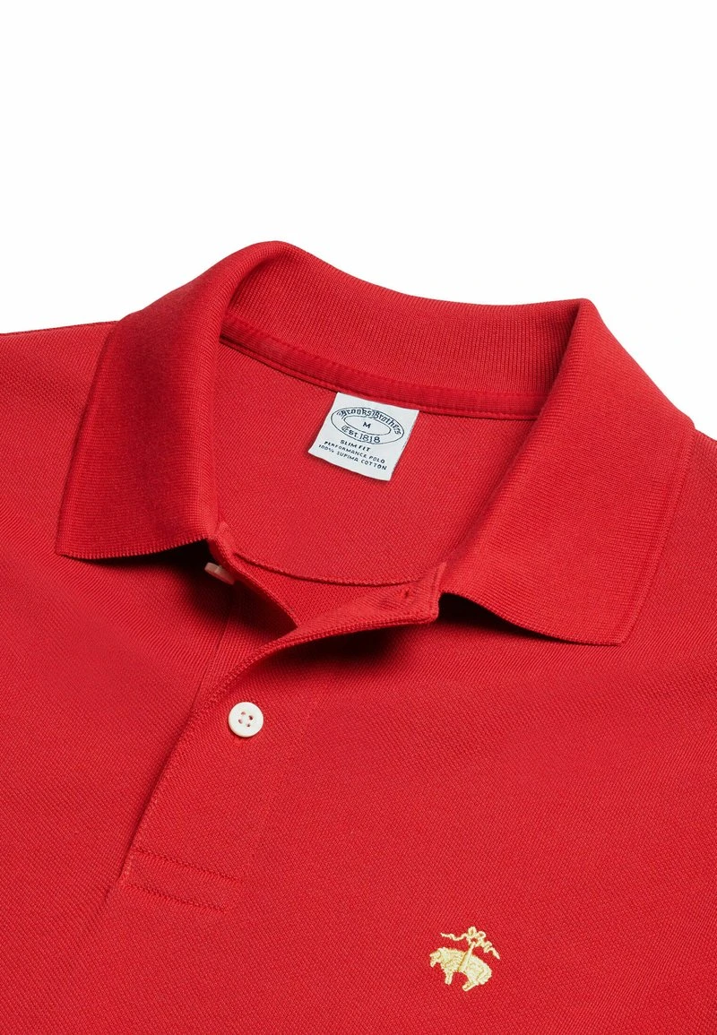 SLIM-FIT SHORT SLEEVES SUPIMA - Poloshirt - Red 4 SLIM-FIT SHORT SLEEVES SUPIMA - Poloshirt - Red – Bild 2