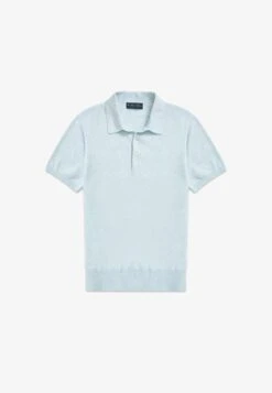 SUPIMA SHORT SLEEVE - Poloshirt - Light Blue