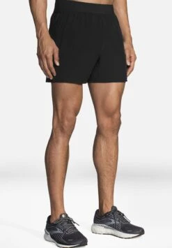 BROOKS SHERPA 5" SHORT - Kurze Sporthose - Black -Brooks Verkaufsgeschäft 9262057e4ae34db99d33727eecdcf4d6