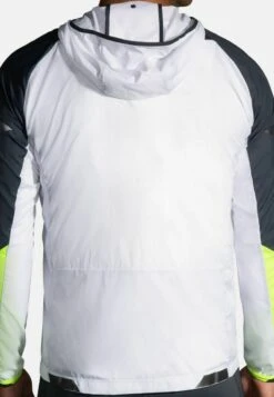 BROOKS RUN VISIBLE CONVERTIBLE JACKET - Trainingsjacke - White Asphalt Nightlife -Brooks Verkaufsgeschäft 96c87059871b4eb5a01f6220db51bac0
