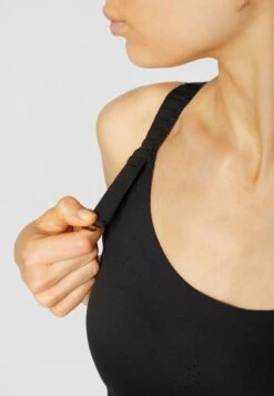 BROOKS DARE RACERBACK RUN BRA 2.0 - Sport-BH Mit Mittlerer Stützkraft - Black -Brooks Verkaufsgeschäft 9c595cc87d0e41a4a24857501d219f61