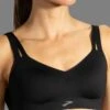 BROOKS Dare Strappy Run Bra - Sport-BH Mit Starker Stützkraft - Black