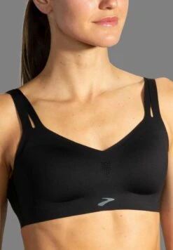 BROOKS Dare Strappy Run Bra - Sport-BH Mit Starker Stützkraft - Black