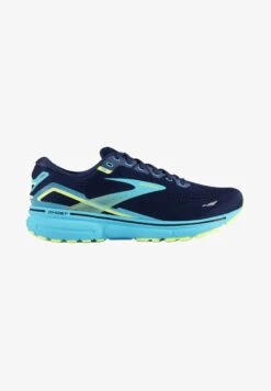 BROOKS GHOST 15 - Laufschuh Neutral - Navy Blue Green -Brooks Verkaufsgeschäft a125df367eeb4de2b99c585d2887f354 1