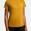 BROOKS DISTANCE GRAPHIC - T-Shirt Print - Heather Burnt Olive Happy -Brooks Verkaufsgeschäft a3d2a178992a4363b1cf553a7617ee89
