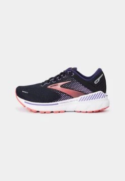 BROOKS ADRENALINE GTS 22 - Laufschuh Neutral - Black/purple/coral -Brooks Verkaufsgeschäft a6110d43e4504ab2b30eff5f6399cd71
