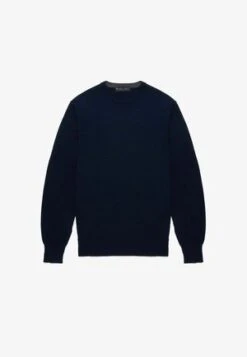 SUPIMA CREWNECK - Strickpullover - Navy 13 SUPIMA CREWNECK - Strickpullover - Navy -Brooks Verkaufsgeschäft a796e5cee78640df86f634dae2acd6a2 2