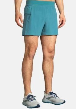 BROOKS SHERPA 5" 2-IN-1 SHORT - Kurze Sporthose - Slate Blue -Brooks Verkaufsgeschäft a7a6e1ec16af41d0bf3eff0bef9ea7f6 3