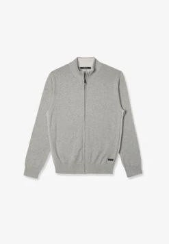 Strickjacke - Mid Grey -Brooks Verkaufsgeschäft ac13002fdb43454c8e919056c638d3df