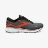 BROOKS GHOST 15 - Laufschuh Neutral - Ebony Black /spicy Orange