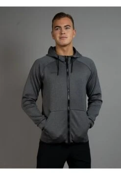 BROOKS DASH 1/2 ZIP - Trainingsjacke - Heather Concrete -Brooks Verkaufsgeschäft b99ab4c060a24772aeb02a1495f62172