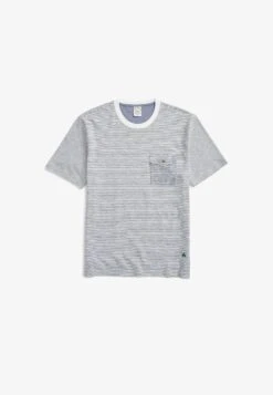 STRIPED SLUB POCKET - T-Shirt Print - Cadet Blue Stripes -Brooks Verkaufsgeschäft bcb194ce3f3349a190902c98308f762b 1