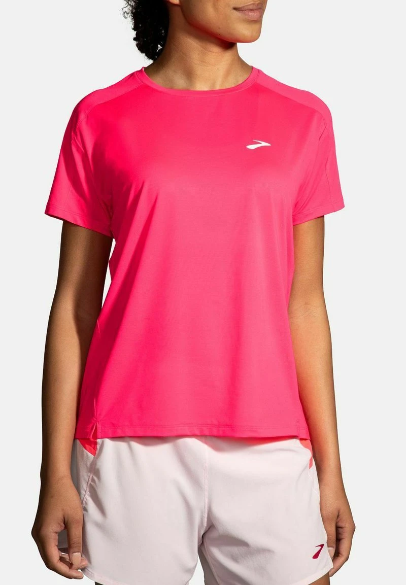 BROOKS SPRINT FREE SHORT SLEEVE 2.0 - T-Shirt Basic - Hyper Pink 3 BROOKS SPRINT FREE SHORT SLEEVE 2.0 - T-Shirt Basic - Hyper Pink