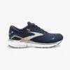 BROOKS GHOST 15 - Laufschuh Neutral - Peacoat/blue Orange Pop