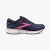 BROOKS GHOST 15 - Laufschuh Neutral - Peacoat Blue Pink