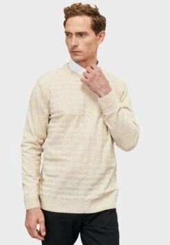 CREW-NECK - Strickpullover - Camel -Brooks Verkaufsgeschäft c6bb3be0583c49e3badccb488aa3140a