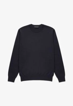 SUPIMA CREWNECK - Strickpullover - Navy 11 SUPIMA CREWNECK - Strickpullover - Navy -Brooks Verkaufsgeschäft ca804ee2a68c406eb2ed179435d3fb0c