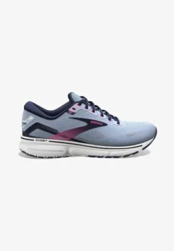 BROOKS GHOST 15 - Laufschuh Neutral - Kentucky Blue Peacoat Pink