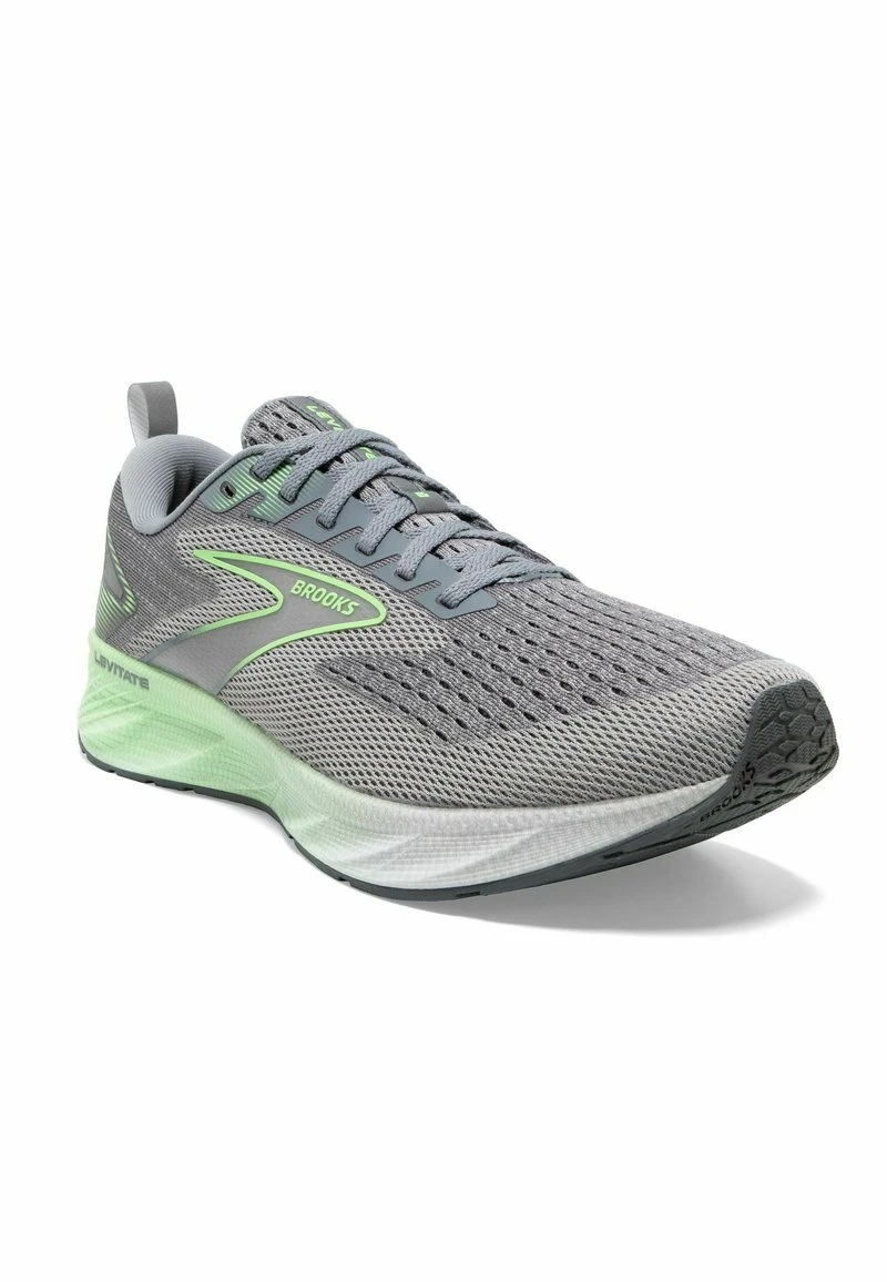 BROOKS LEVITATE 6 - Laufschuh Neutral - Primer Grey Neon Green 4 BROOKS LEVITATE 6 - Laufschuh Neutral - Primer Grey Neon Green – Bild 2