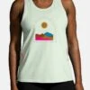 BROOKS DISTANCE TANK 2.0 - Top - Mist Ochre Sunrise Scenic