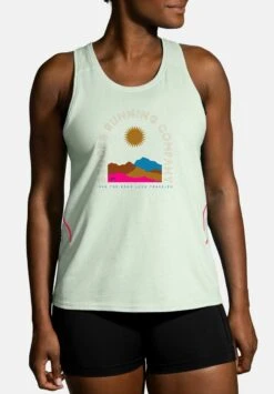 BROOKS DISTANCE TANK 2.0 - Top - Mist Ochre Sunrise Scenic -Brooks Verkaufsgeschäft dff72f1b8bb443eca31f1cec20cf1b70 3