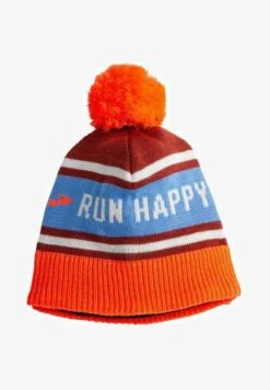 BROOKS HERITAGE POM - Mütze - Run Happy Vivid Flame