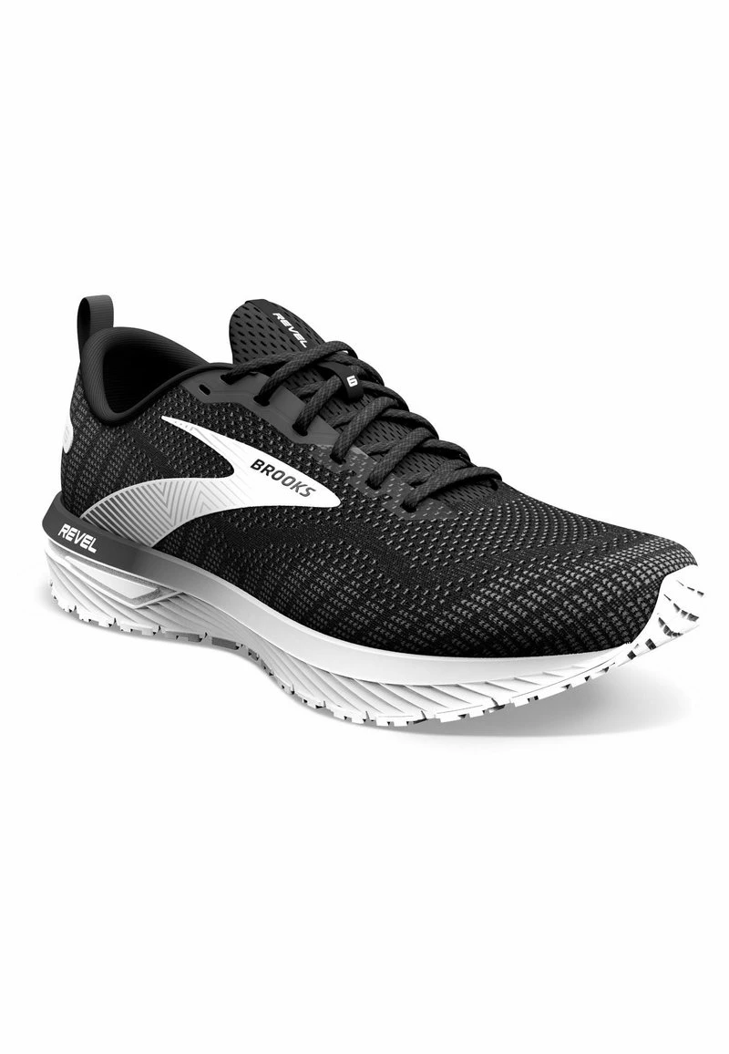 BROOKS REVEL 6 - Laufschuh Neutral - Black Blackened Pearl White 4 BROOKS REVEL 6 - Laufschuh Neutral - Black Blackened Pearl White – Bild 2