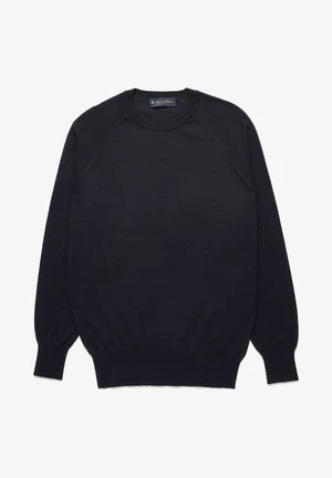SUPIMA CREWNECK - Strickpullover - Navy 7 SUPIMA CREWNECK - Strickpullover - Navy – Bild 5