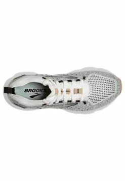 BROOKS GLYCERIN STEALTHFIT 20 - Laufschuh Stabilität - White Black Cream -Brooks Verkaufsgeschäft f09712bb637346a3973dfe0c7a4c47c6