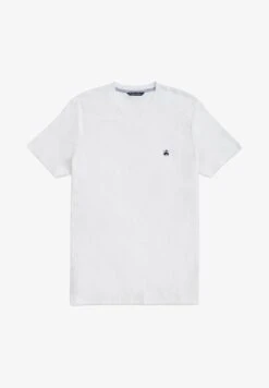 WASHED SUPIMA LOGO CREWNECK - T-Shirt Basic - White -Brooks Verkaufsgeschäft f5dd607ade6d4d65938351c1846d8960 1